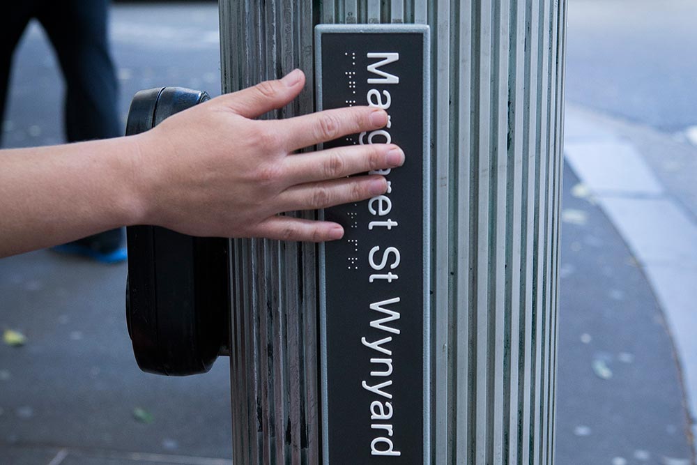 Sydney Gives The Blind A Tactile Sign GovNews